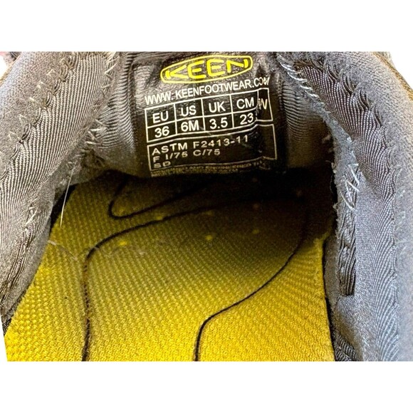 KEEN Women’s Steel Toe Work Shoes Size 6 Leather Slip Resistant Hiking Safety - Picture 9 of 9